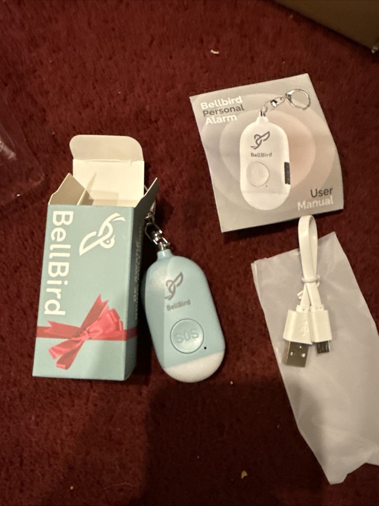 4 Bellbird Personal Alarm Safety Keychain