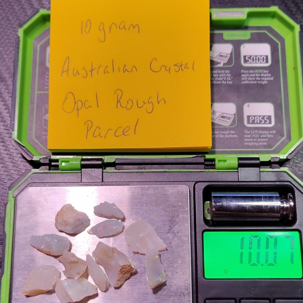 Australian Crystal Opal Rough Parcel 10 Gram