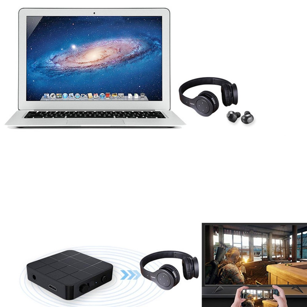 Mini Dual Mode Bluetooth 5.0 Transmitter&Receiver Adapter With 3.5mm Audio Cable