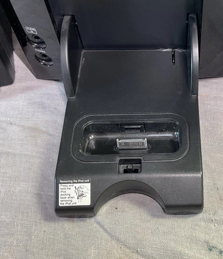 Sharp XL-DK257N Micro Component System iPod Dock with Remote - Tested