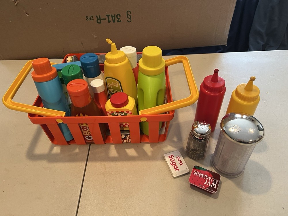 Melissa & Doug Condiments + HTF Sugar Shaker & More