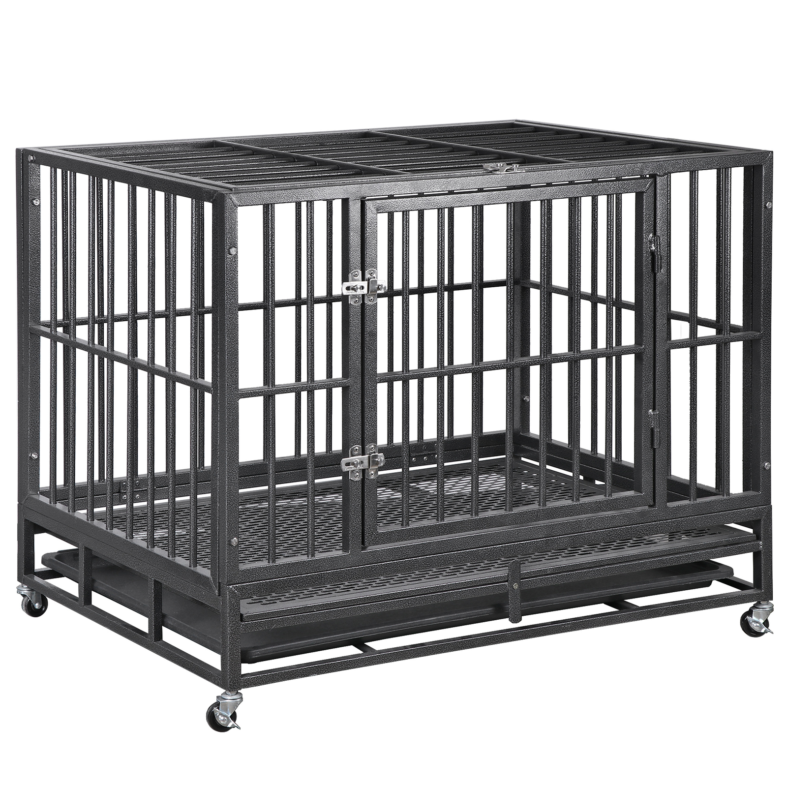 Dog Crate for Medium and Large Dog Heavy Duty Dog Cage Kennel Indoor/Outdoor