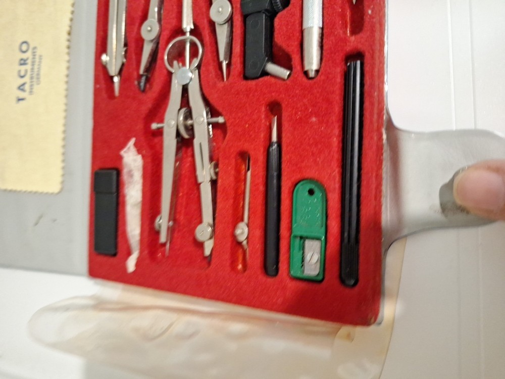 Tacro Drafting Set, Made In Germany, Vintage 3688