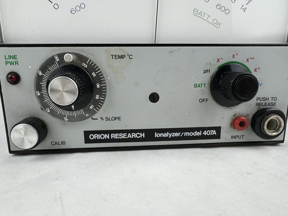 ORION RESEARCH - IONALYZER METER - MODEL 407A