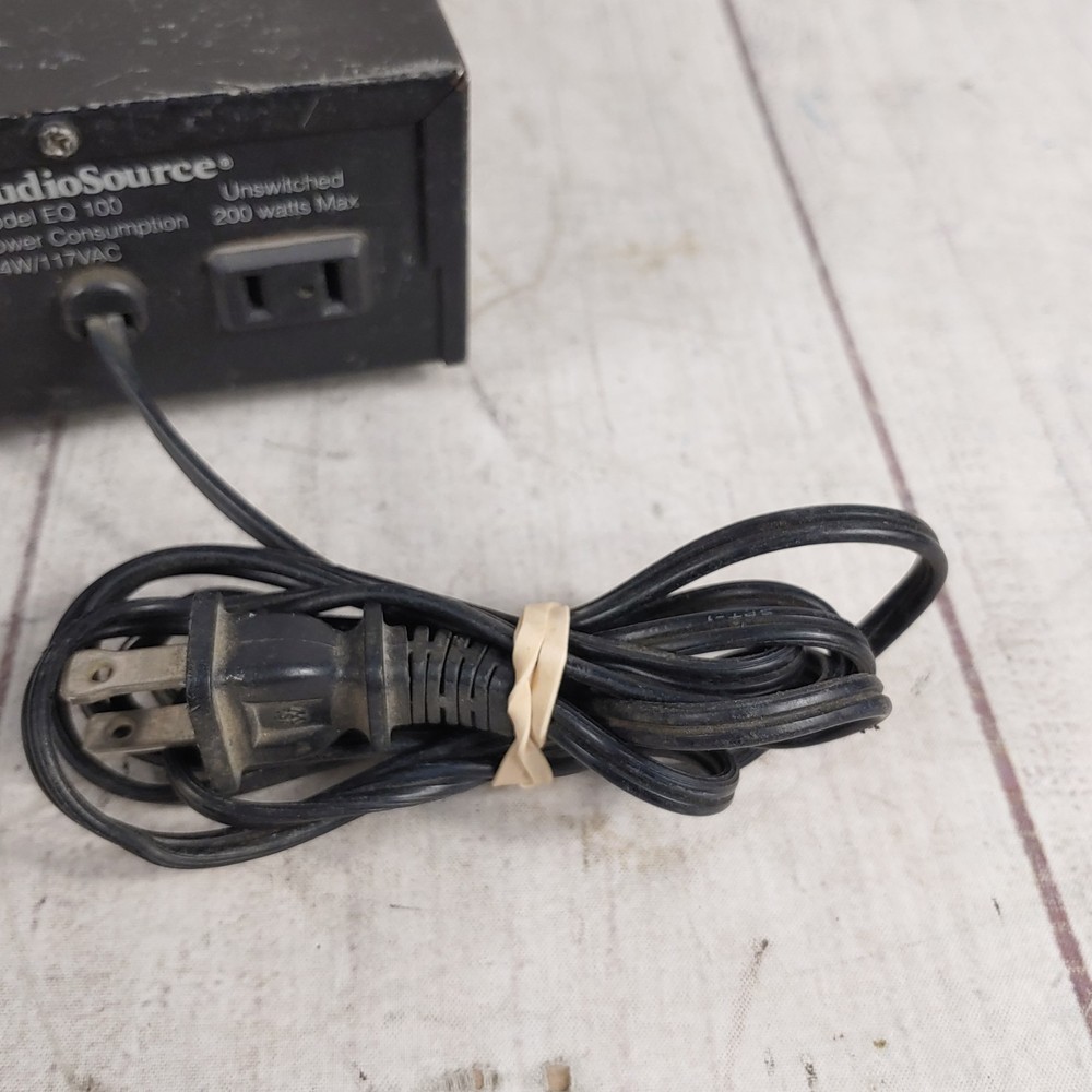 MISSING LIGHTS AudioSource EQ 100 Graphic Equalizer and Spectrum Analyzer TESTED