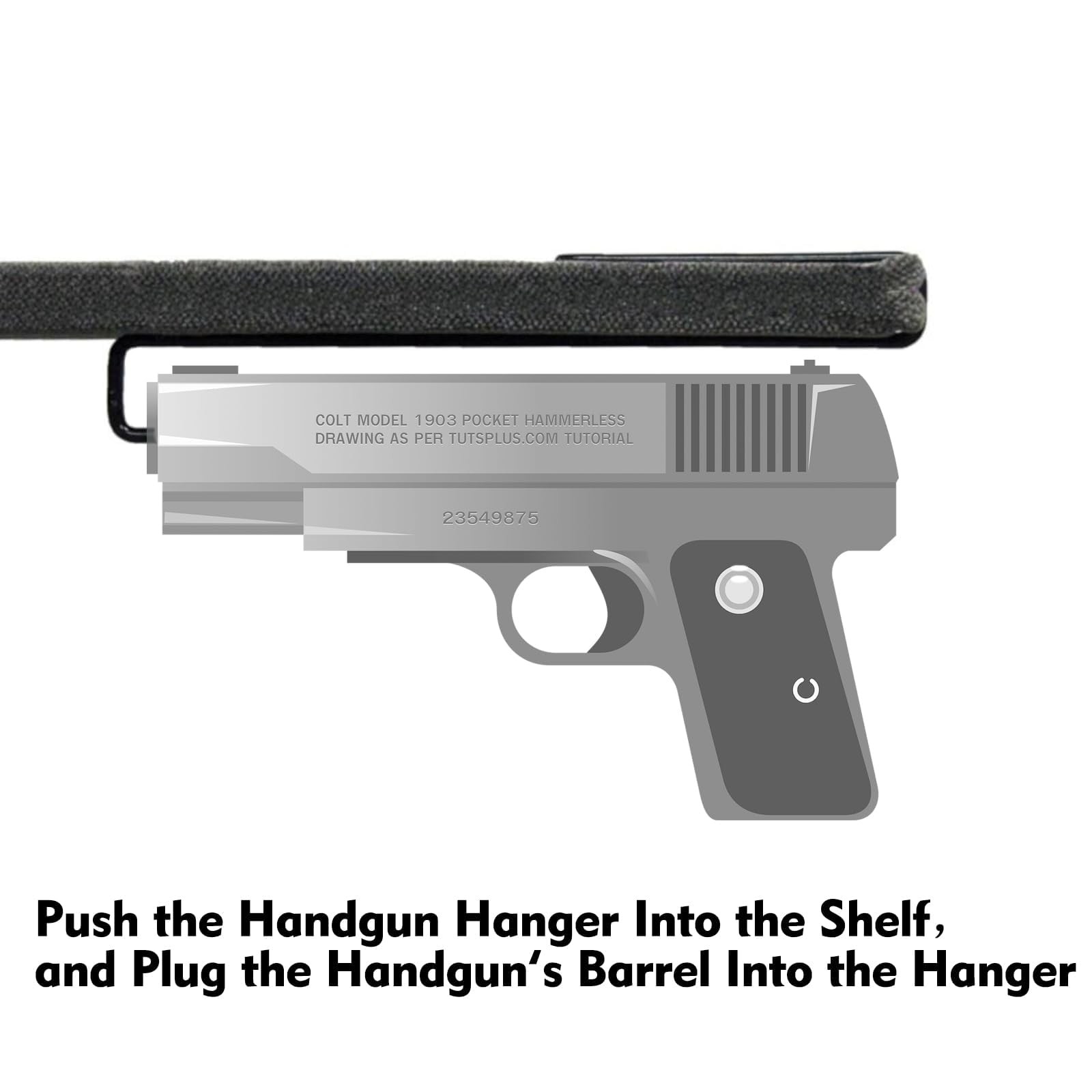 Rack for Safe,10 PCS Racks Safe Accessories,Handgun Rack for Cabinet,Handgun .