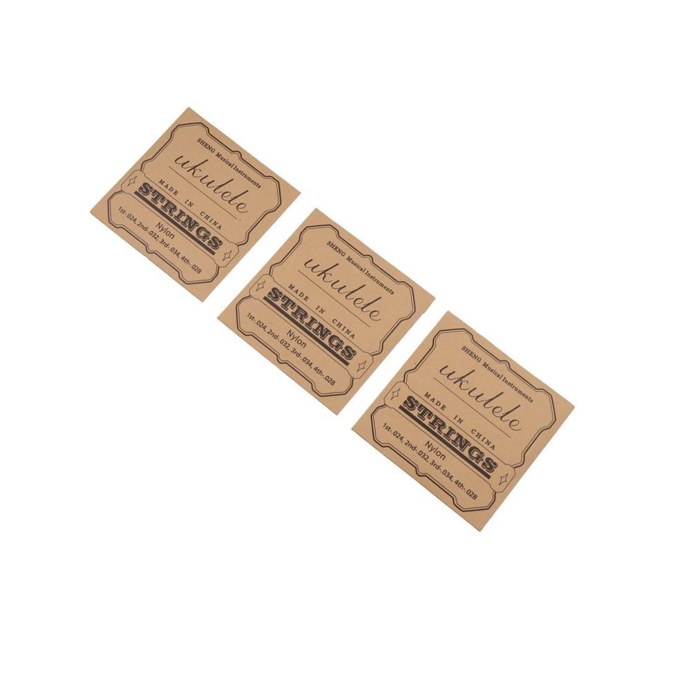 4pcs Nylon Ukulele String Replacement Part for 21 23 26 inch Stringed Instrument