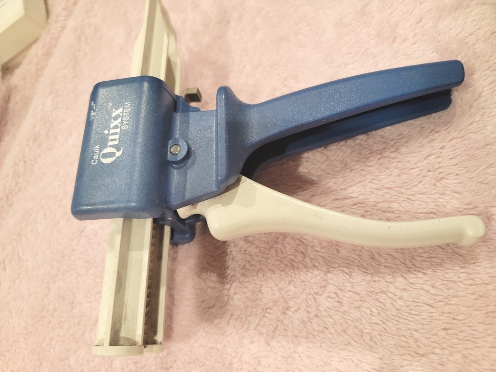 Dental Impression Material Dispenser Caulk Quixx System Cartridges
