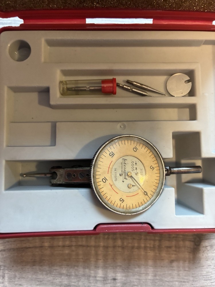 Interapid Dial Test Indicator 312B-1 w/Case .0005”