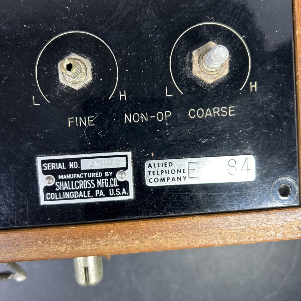 Shallcross No. 696 Current Flow Test Set . (untested)