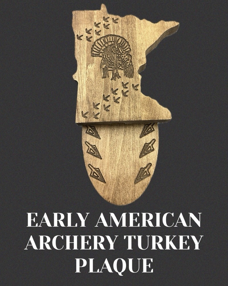 Minnesota Turkey Fan Display Plaque