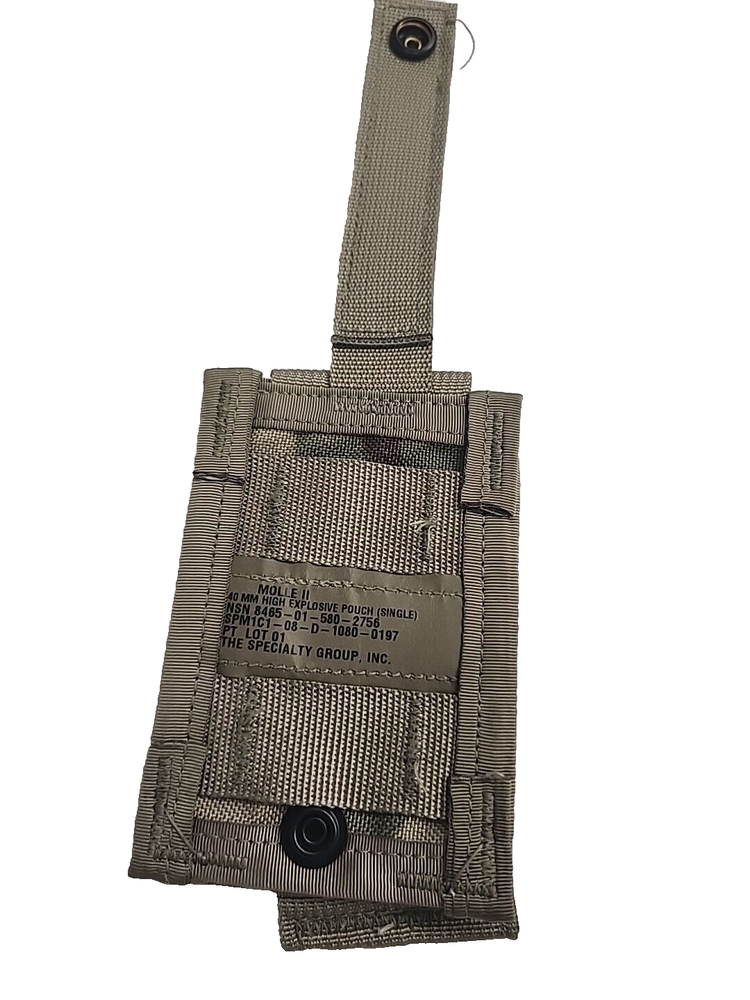 The Specialty Group Molle II 40mm High Explosive Single Pouch Multicam Cag Sof