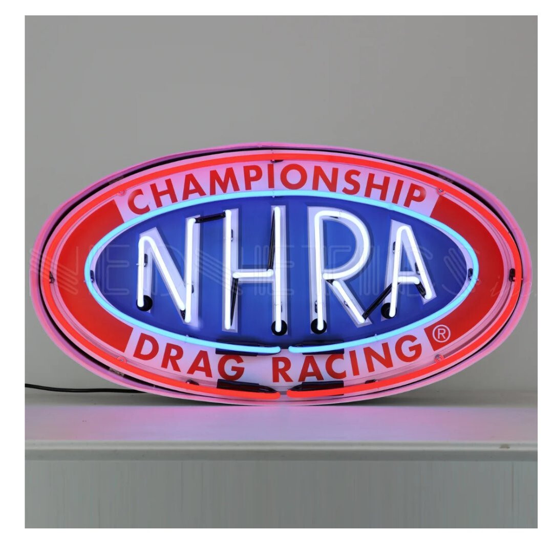 Neonetics 5NHRAL Nhra Oval Neon Sign In Steel Can