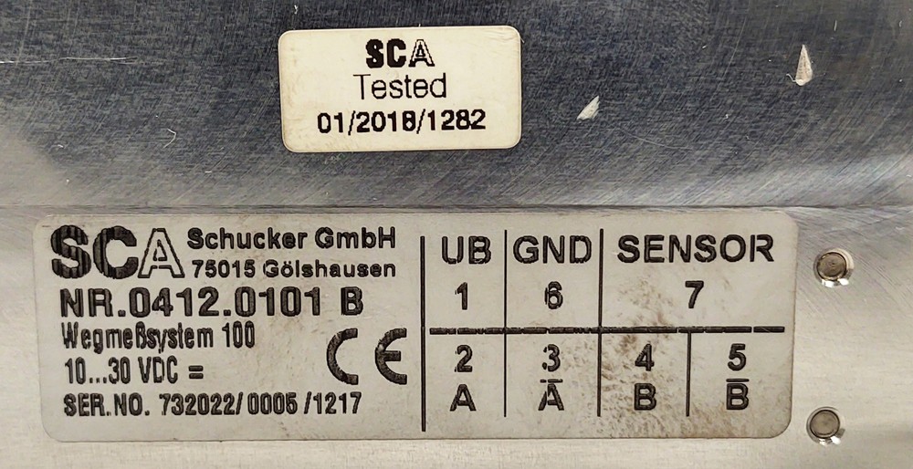 SCA Schucker 0412.0101 B Linear Encoder
