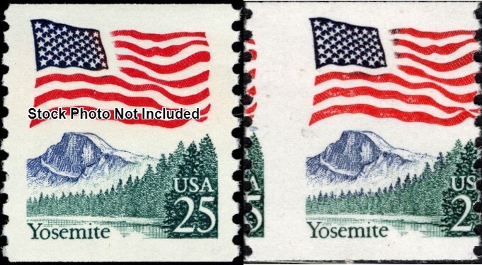 Perfectly Flawed EFO - SN 2280 MNH Error - Yosemite - Misperf