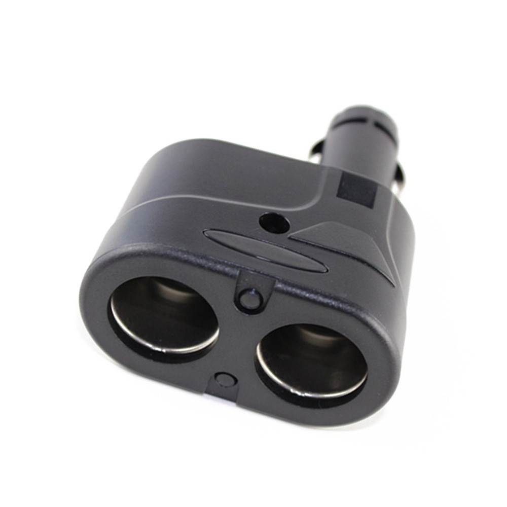 Two way Car Charger Adapter with Dual Sockets for Enhanced Device Connectivity