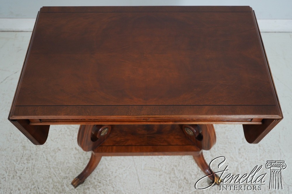 L65526: THEODORE ALEXANDER Attributed Drop Side Regency Mahogany Server