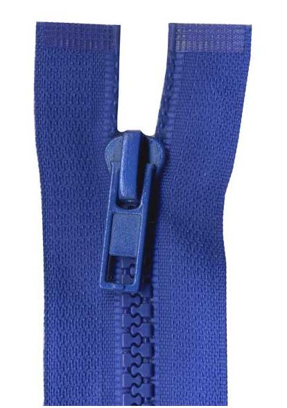 20cm Royal Blue Open End Chunky Zip