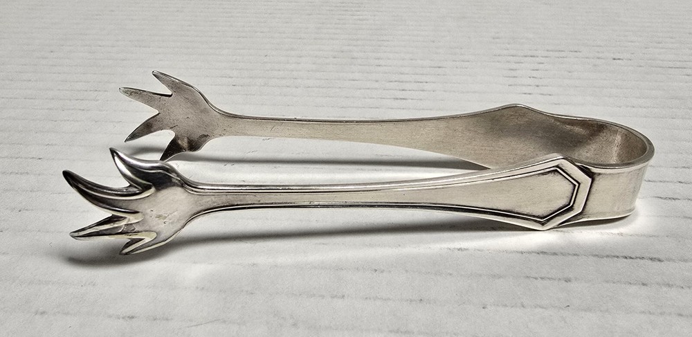 19th C. REED & BARTON SILVERPLATE SUGAR TONGS