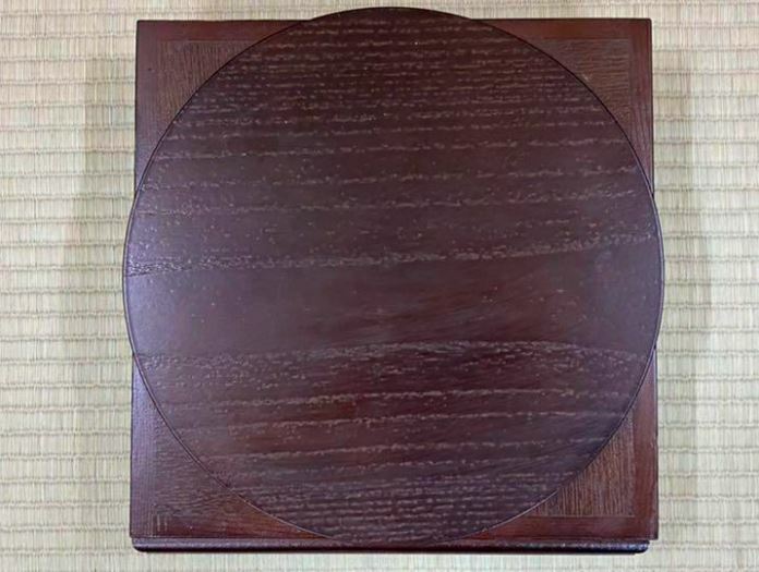 Tea utensils Rotating table Rotating table Ash tool Ash making ash holding table