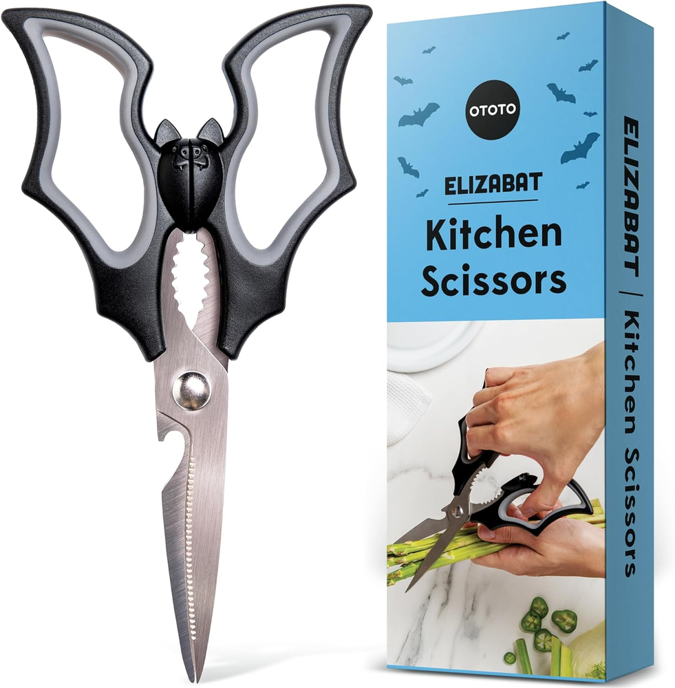 Bat Kitchen Scissors Cute Kitchen Shears Perfect for Halloween Cooking USA