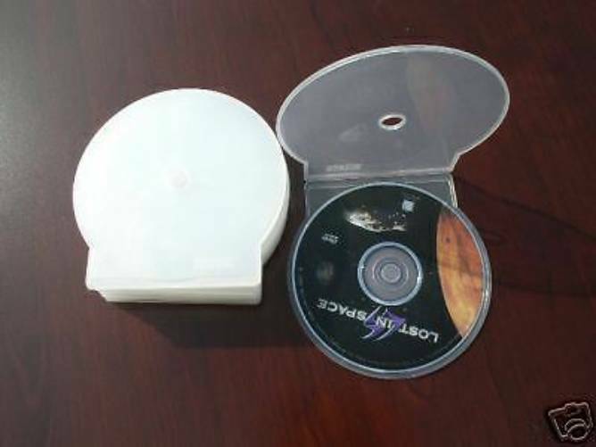 10 NEW CLEAR CD DVD CLAMSHELL CASES JS100 PARKITE CSHELL