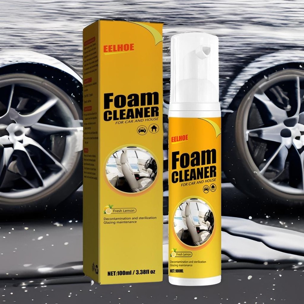 Multi-Functional Foam Cleaner For Leather Seat Supplies Decontamination