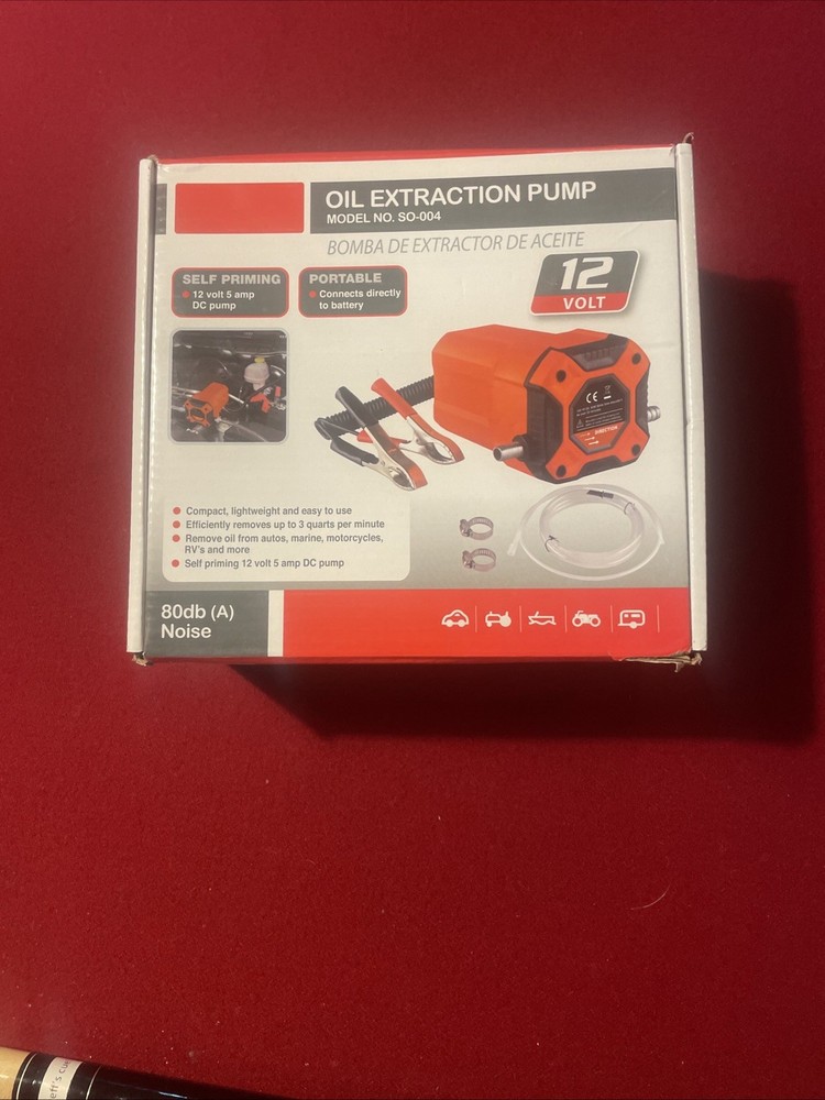 12v Oil extraction pump