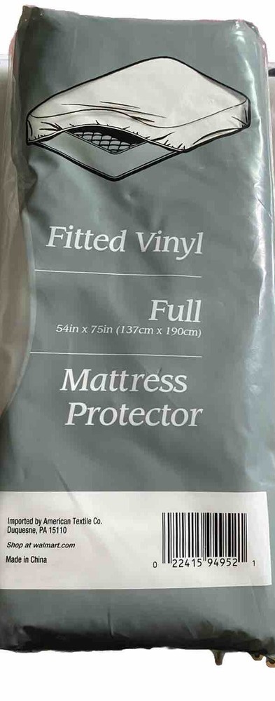 Full Size Bedding Fitted Vinyl Mattress Protector