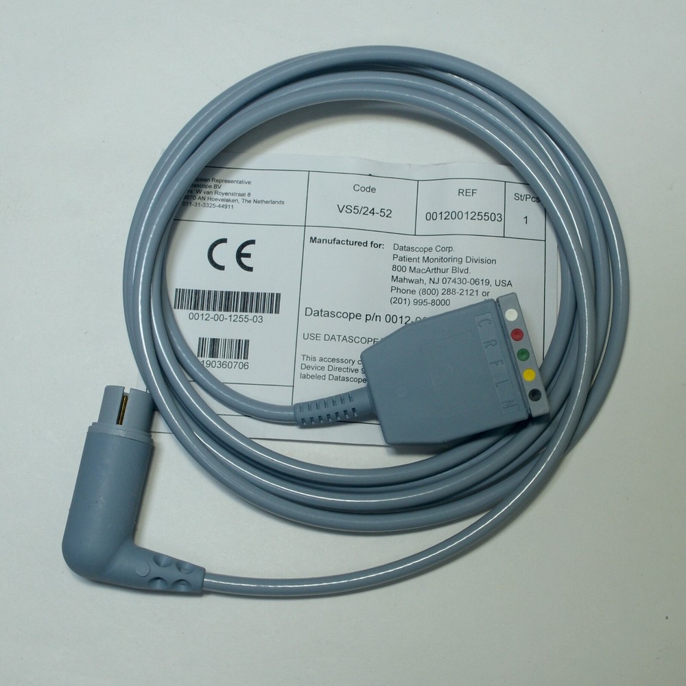 Mindray  #0012-00-1255-03 ECG Trunk Cable for DataScope