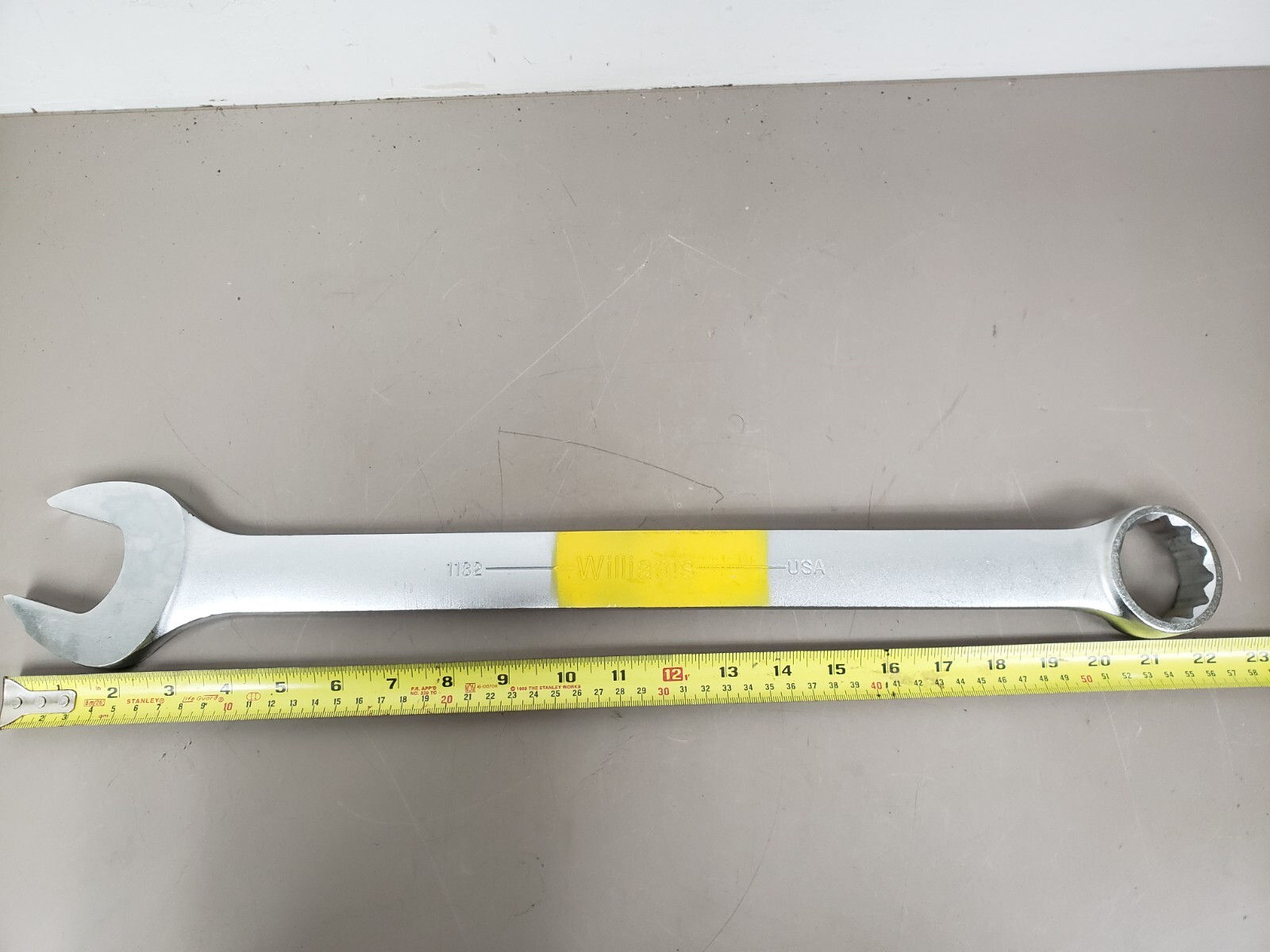 WILLIAMS 1-11/16" SAE SUPERRENCH 1182 Super Torque Combination Wrench 12 Point