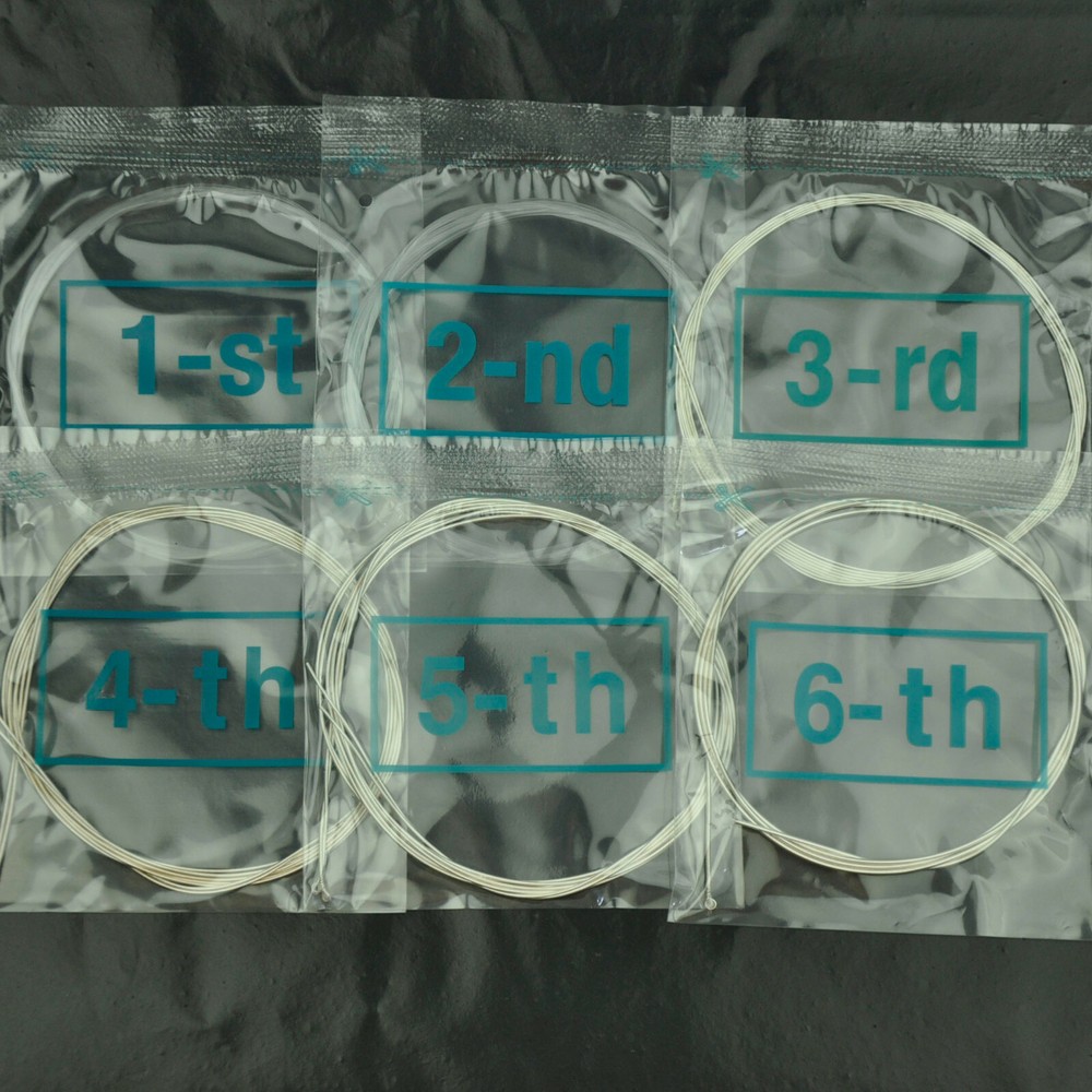 10 Sets AOD11 Strings for 11-string OUD Clear Nylon Silver Plated Copper Alloy