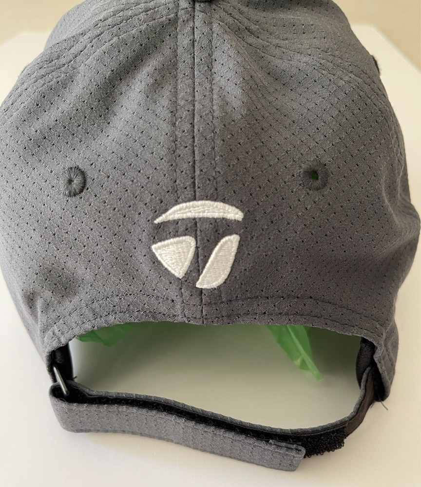 TaylorMade Official Golf Tour Hat Cap Dark Gray Adjustable Size