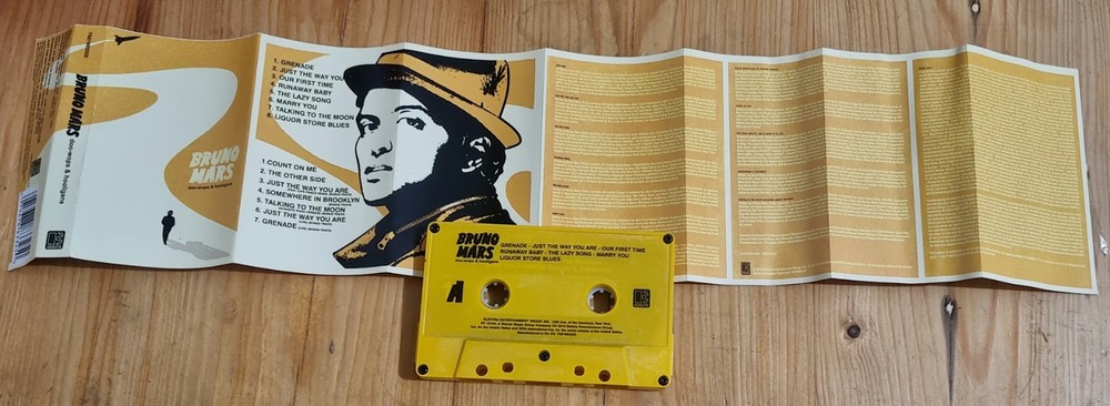 BRUNO MARS Cassette Tapes