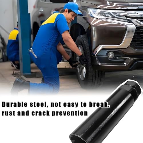 7 Spline Drive Tuner Socket Key Tool, Sturdy Steel Large Socket Lugnuts Key