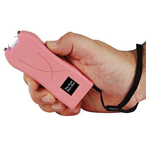 Runt 80 Million Volt stun Gun LED Flashlight & Disable Pin - Pink