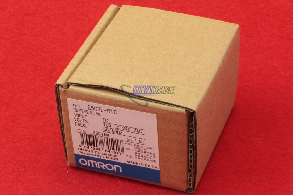 NEW One Omron Temperature Controller E5CSL-RTC E5CSLRTC 100-240V