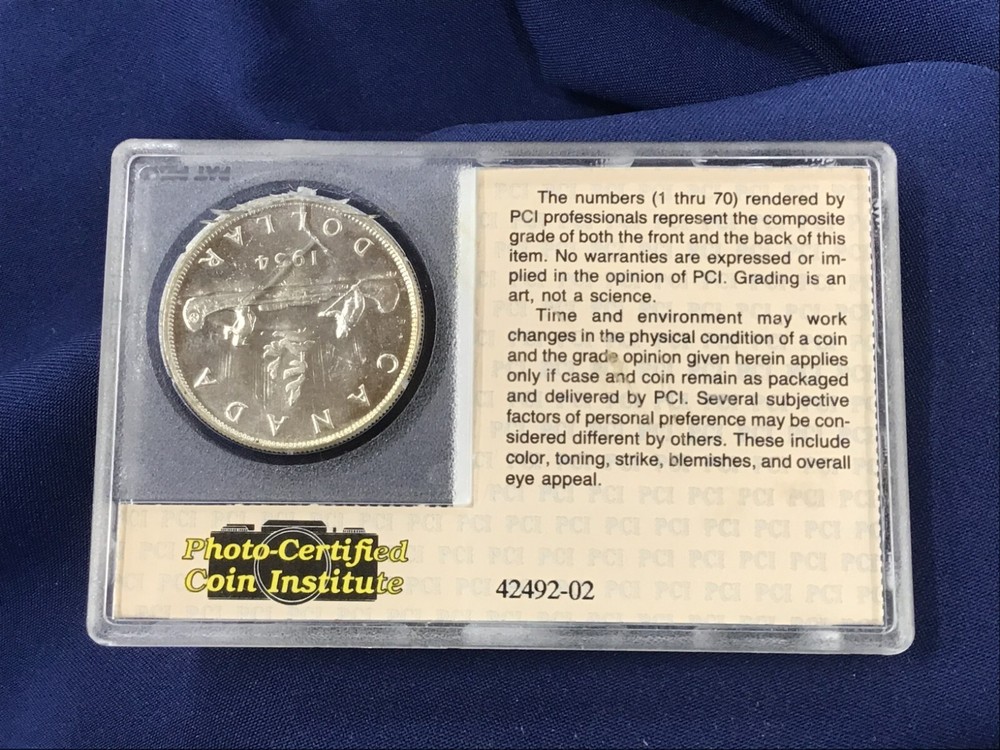1954 Canada Silver Dollar Proof-like Brilliant Uncirculated E0727