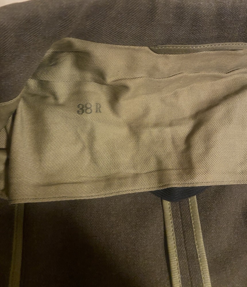 1940 WWII US ARMY AIR CORPS FORCE WOOL UNIFORM JACKET COAT - SERGEANT - 38R