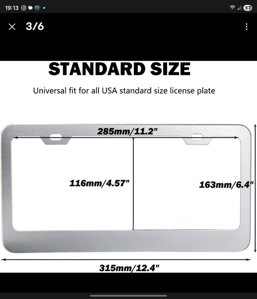 2 pcs -Transformers Autobots- Silver License Plate Frame