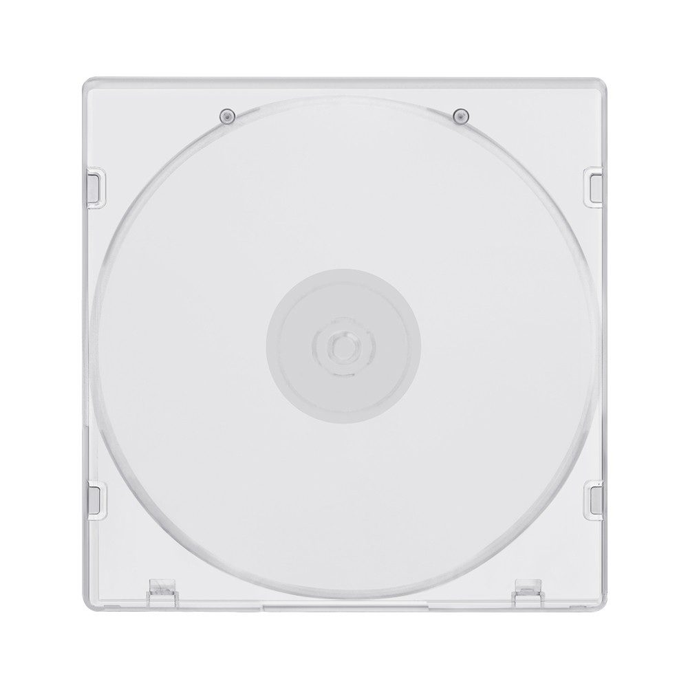 50-400 Pack Slim Clear CD Cases Plastic Single DVD Disc Storage Cover Clear Tray