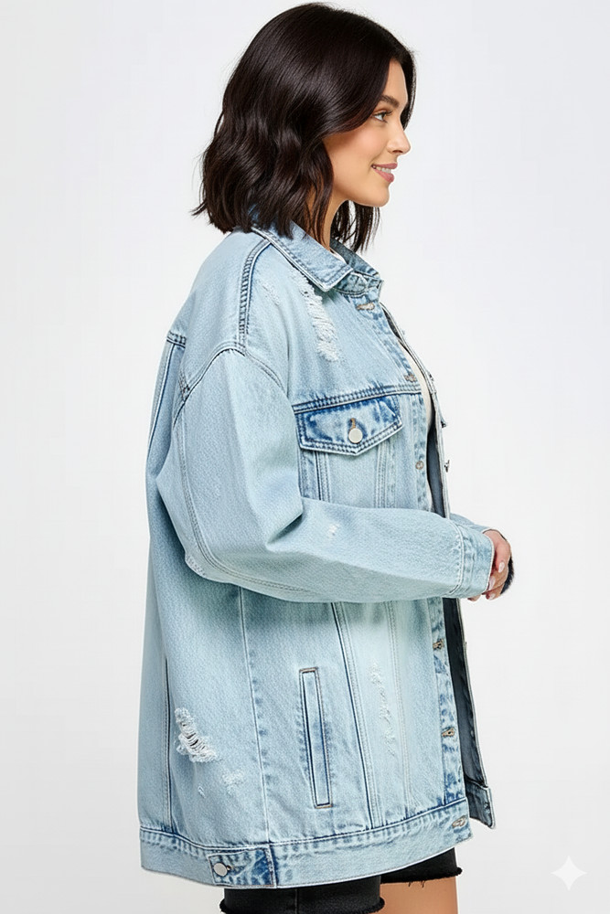 Lady Oversized Denim Jacket