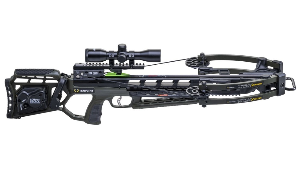 Tenpoint Titan X Decock Pro View 400 Scope Package Moss Green