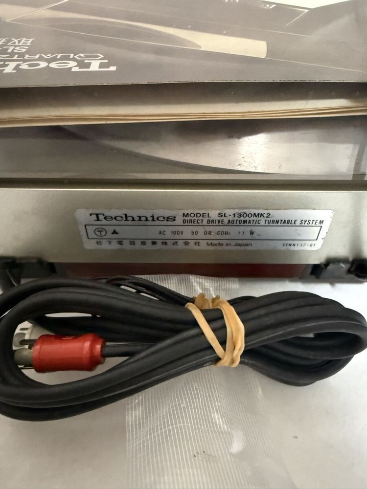 Technics SL-1300MK2 Turntable Direct Drive Record Player Vintage