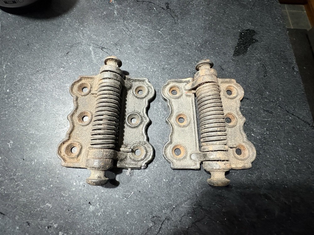 Antique Original Spring Hinges