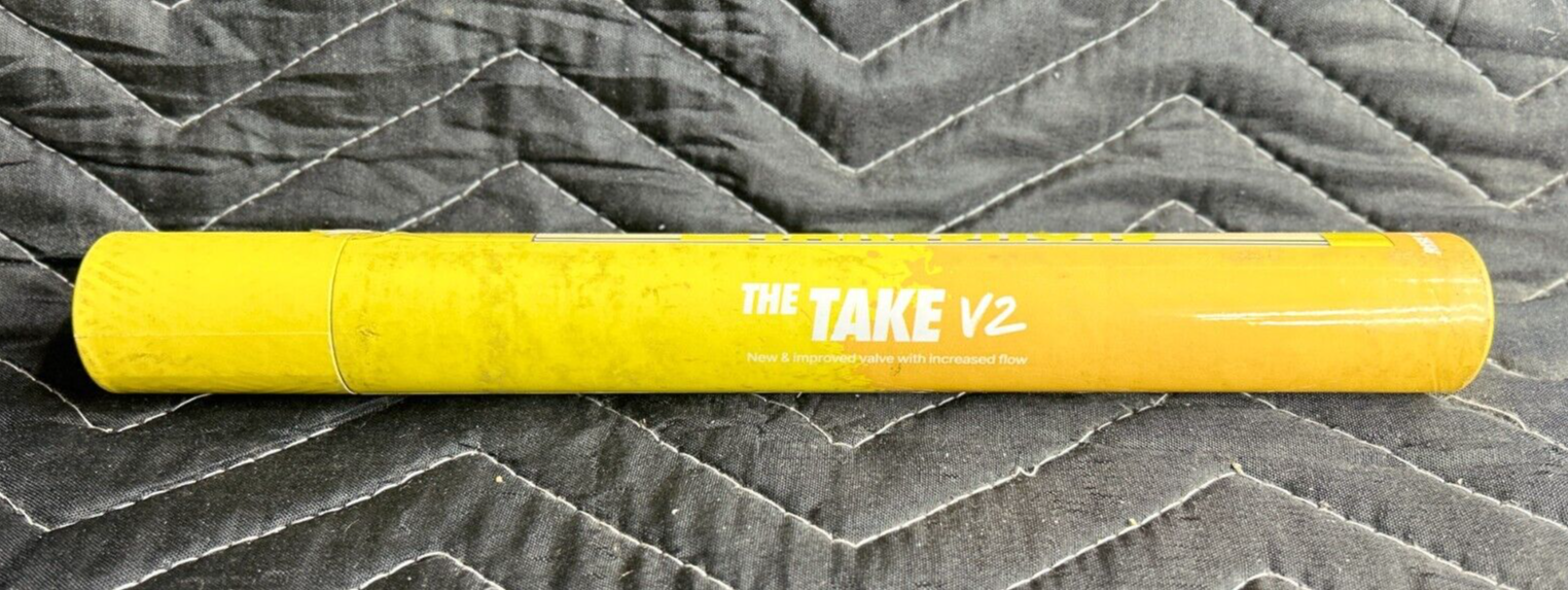 TakeShots Take V2 Shot Holder & Straw For Drinks Chasers On The Go Yellow