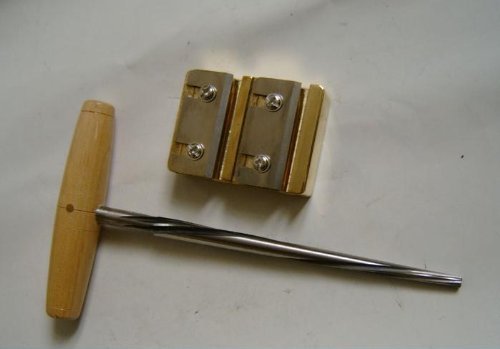 Violin making tool peg reamer and shaver