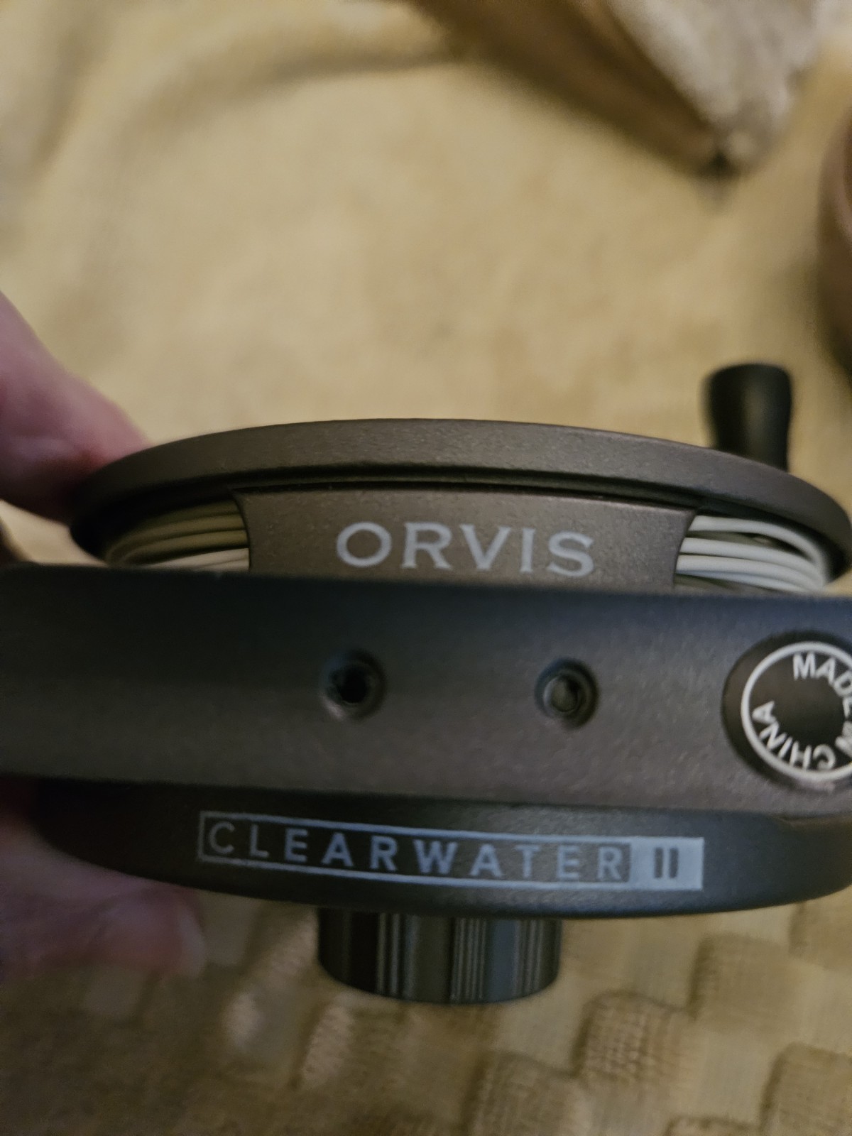 Orvis Clearwater II Fly Fishing Reel w/ Pouch 5wt New With Bag And Line