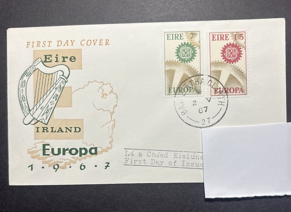 IRELAND 1967 EUROPE CEPT ENVELOPE UNC
