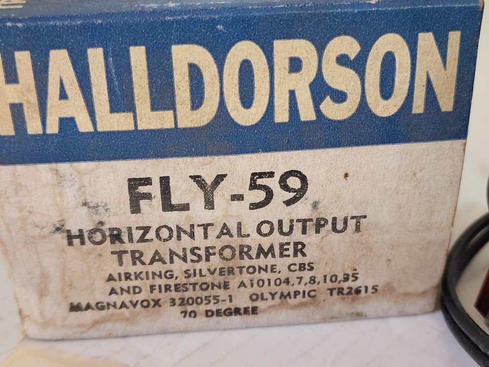 Vintage Thordarson FLY-59 Horizontal Output Transformer